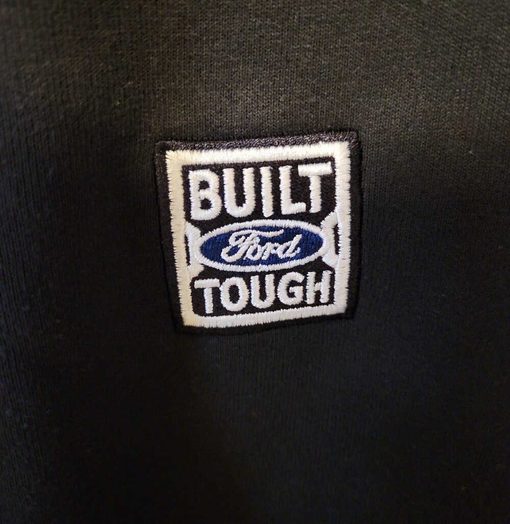 Carhartt Ford Collab Black Half-Zip Pullover Sweatshirt - Picture 2 of 8